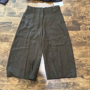 Zara brown Cropped trousers
